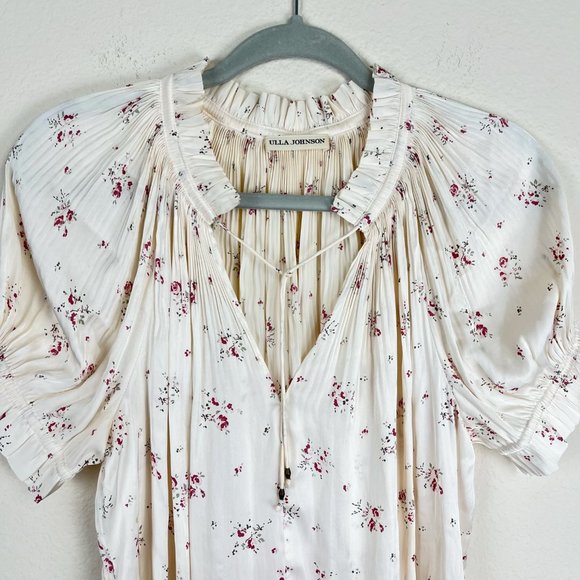 Ulla Johnson Cream Floral Blouse - Picture 4 of 6